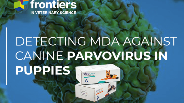 Detecting MDA Against Canine Parvovirus in Puppies